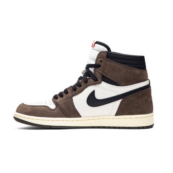 Travis Scott x Air Jordan 1 Retro High OG 'Mocha' size US M 7.0 (woman size 8.5) - Picture 5 of 10